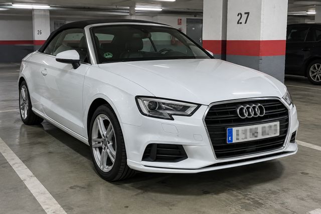 Audi A3 Cabriolet for rent in Barcelona