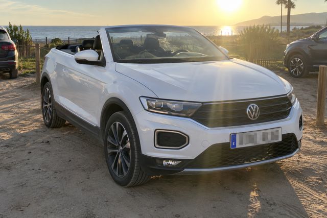 Volkswagen T-Roc Cabriolet for rent in Barcelona